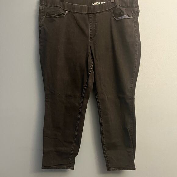 Lands’ End Pull On Skinny Jeans - Picture 1 of 3